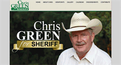 Desktop Screenshot of chrisgreenforsheriff.com