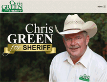 Tablet Screenshot of chrisgreenforsheriff.com